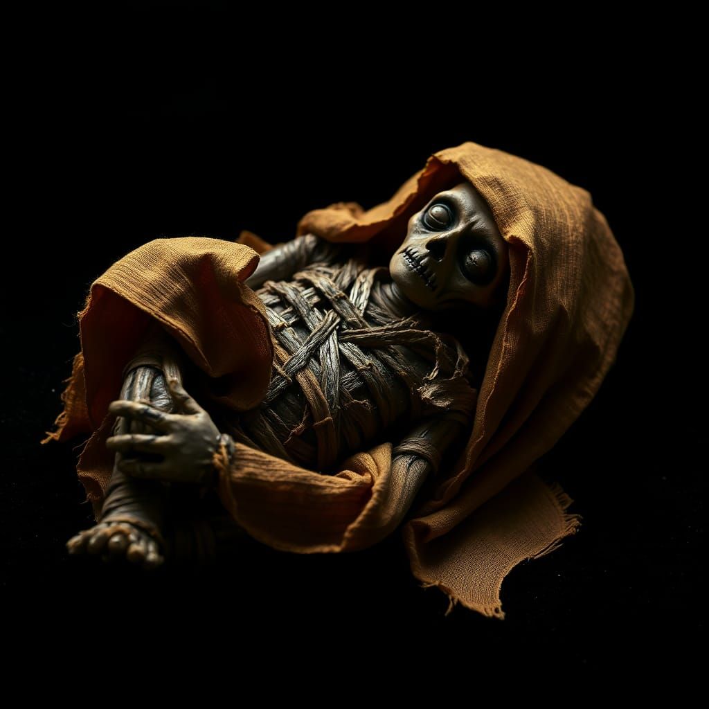 Cursed miniture mummy  by @Chris Stagg