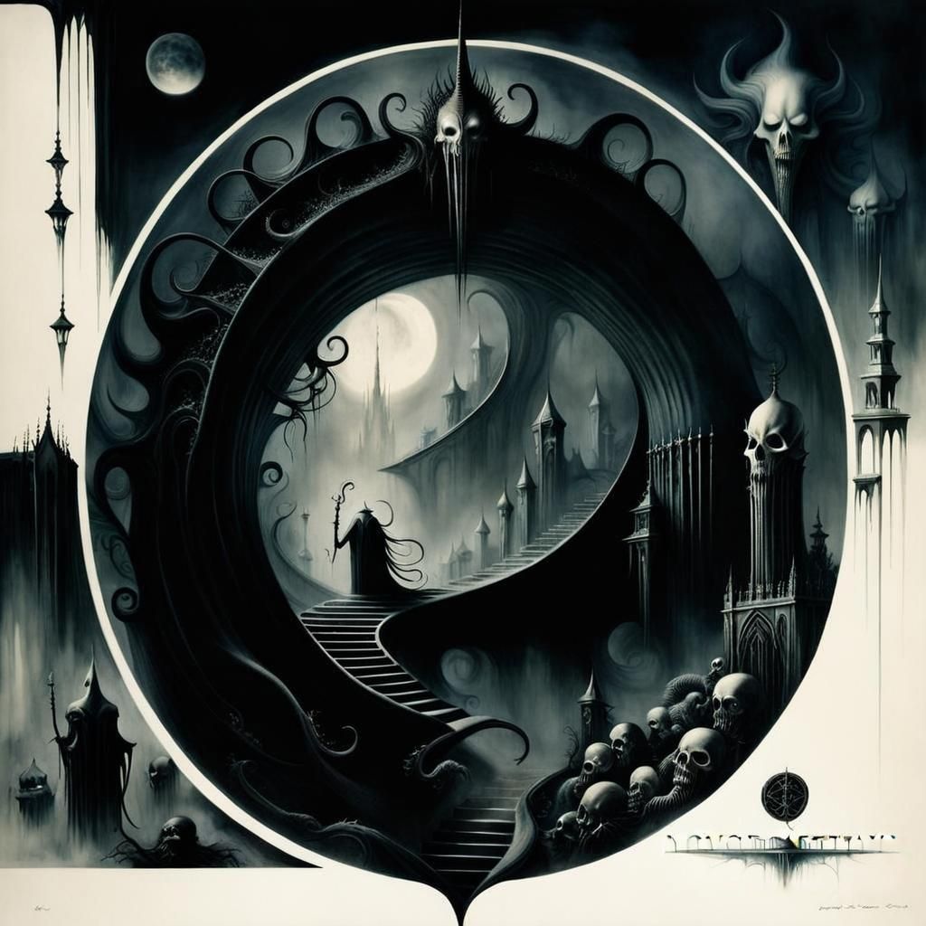 Lovecraft Looking Glass AI Generated Artwork NightCafe Creator