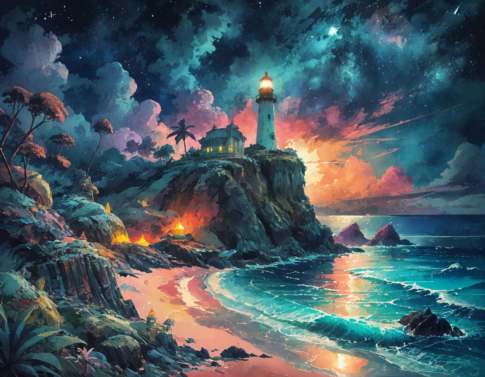 Lighthouse   by @1cheesepuff