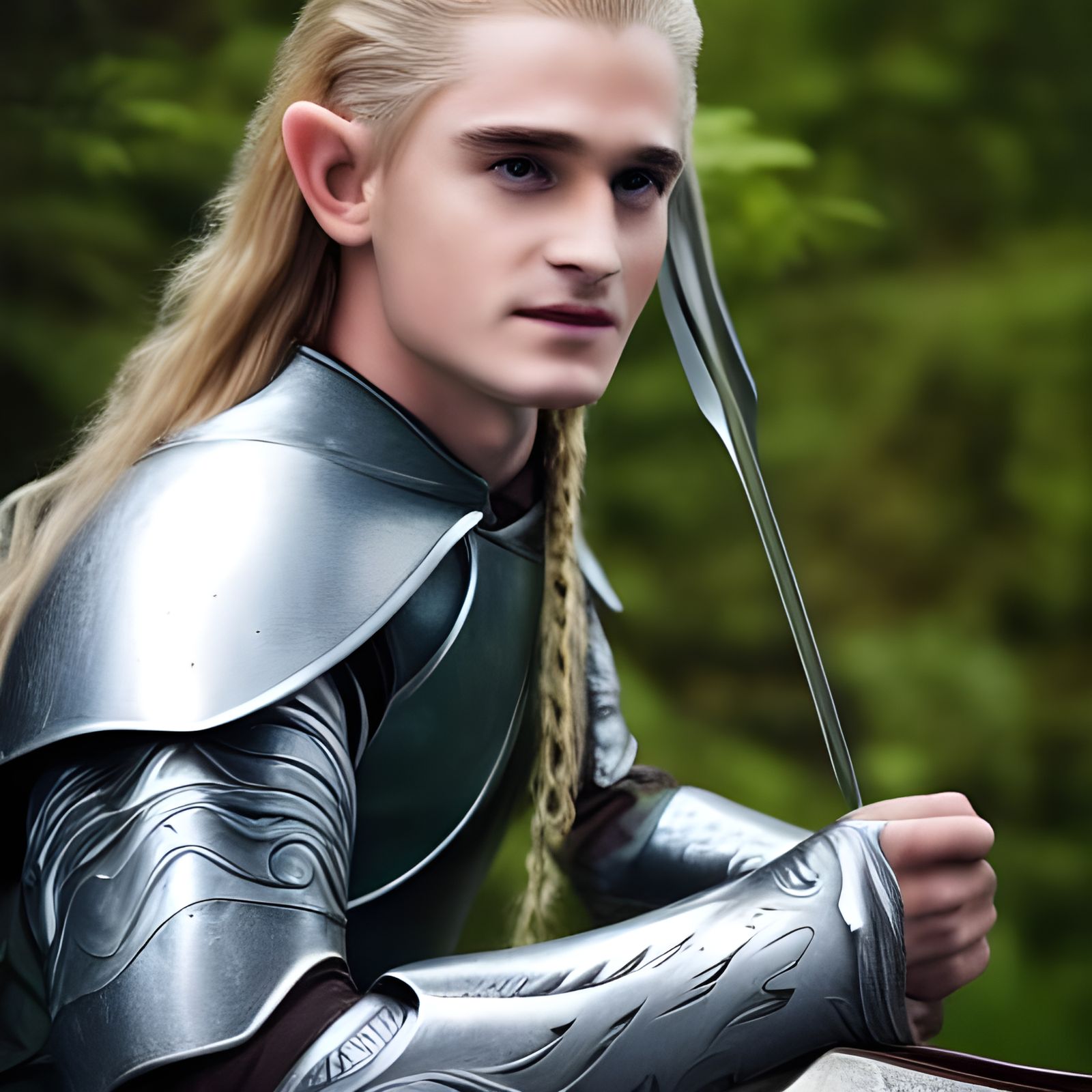 LOTR, young Legolas Greenleaf, Prince of the Elves, extremely handsome ...