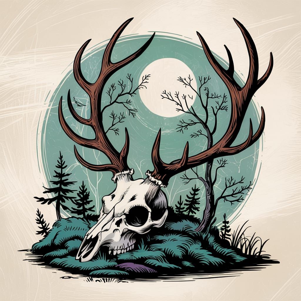 Skull -n- Antlers