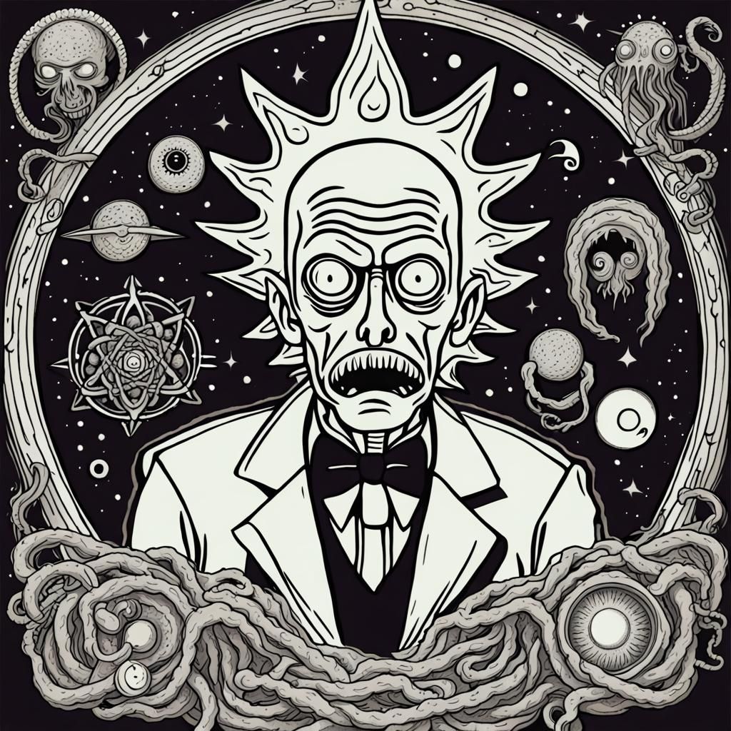 Rick and morty tatoo