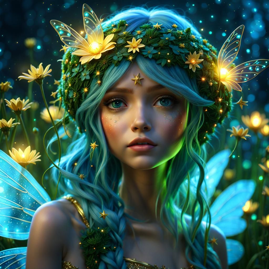 Beautiful Glowing Fairies - AI Generated Artwork - NightCafe Creator