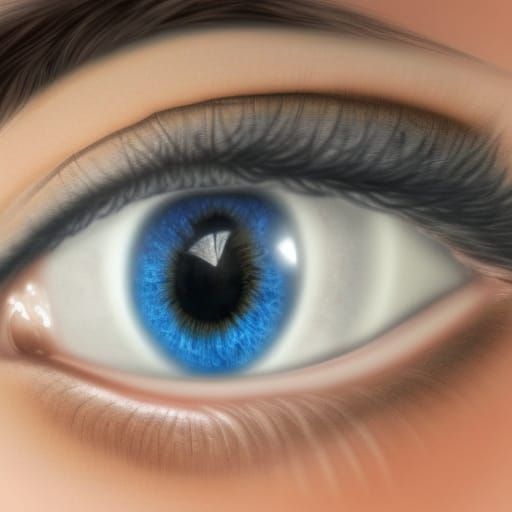 Eyes blue like the atlantic AI Generated Artwork NightCafe Creator