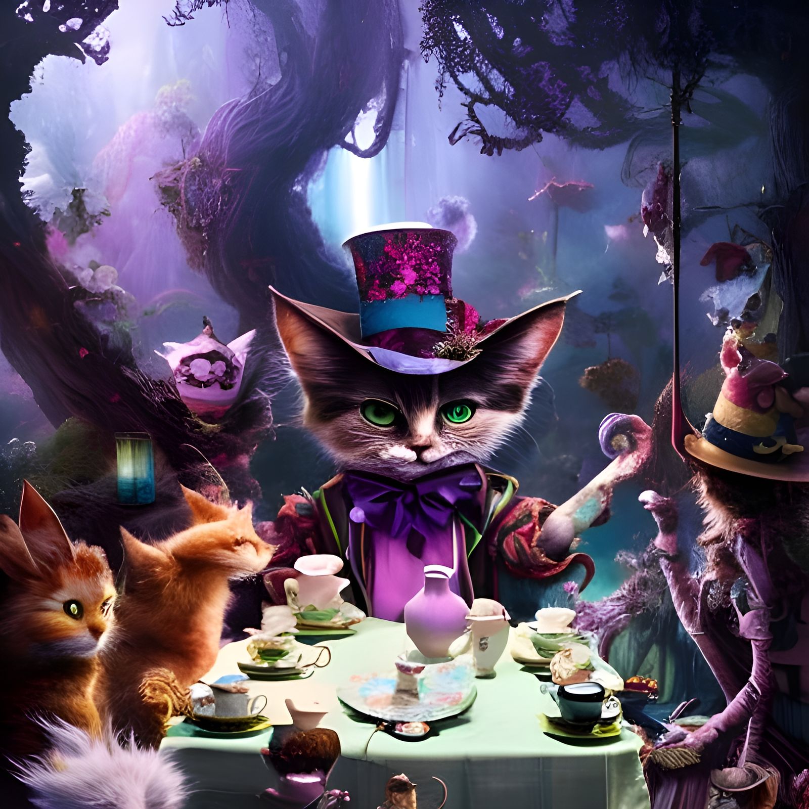Mad Tea Party Once The Adults Are Gone  by @WhiteHatGFX