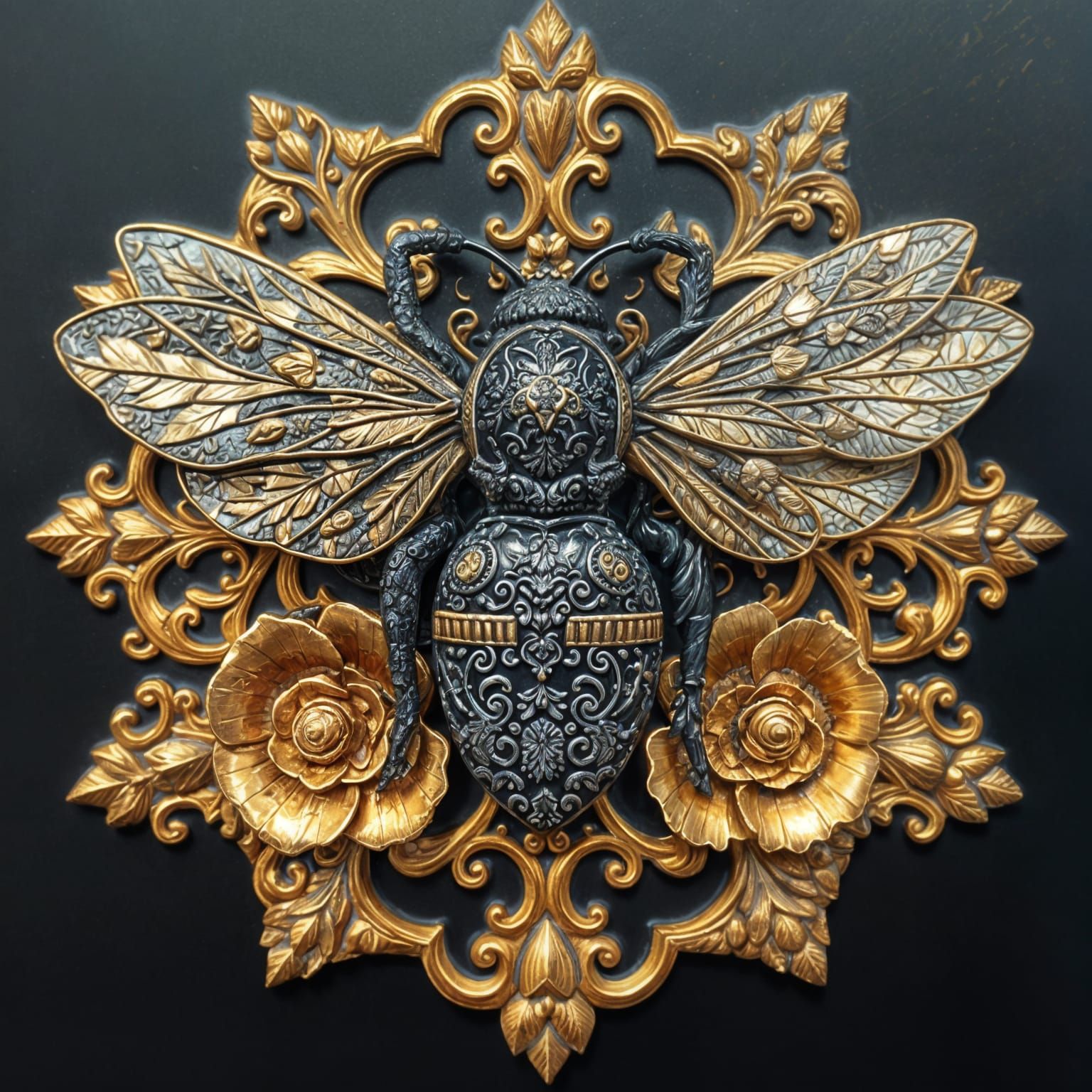 Bee-jewelled  by @Chantal-Rose