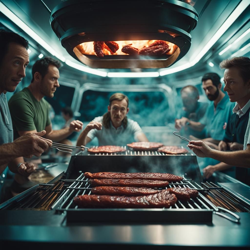 BBQ on a spaceship