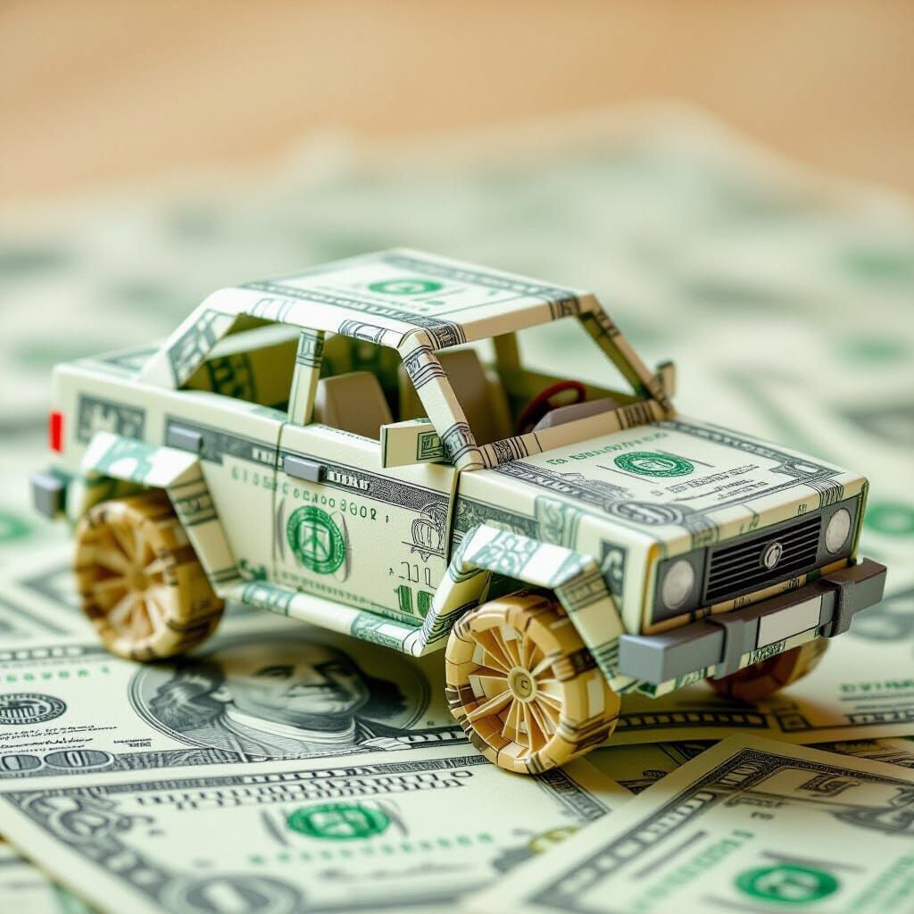 Vehicle Made Of Money  by @Chloe