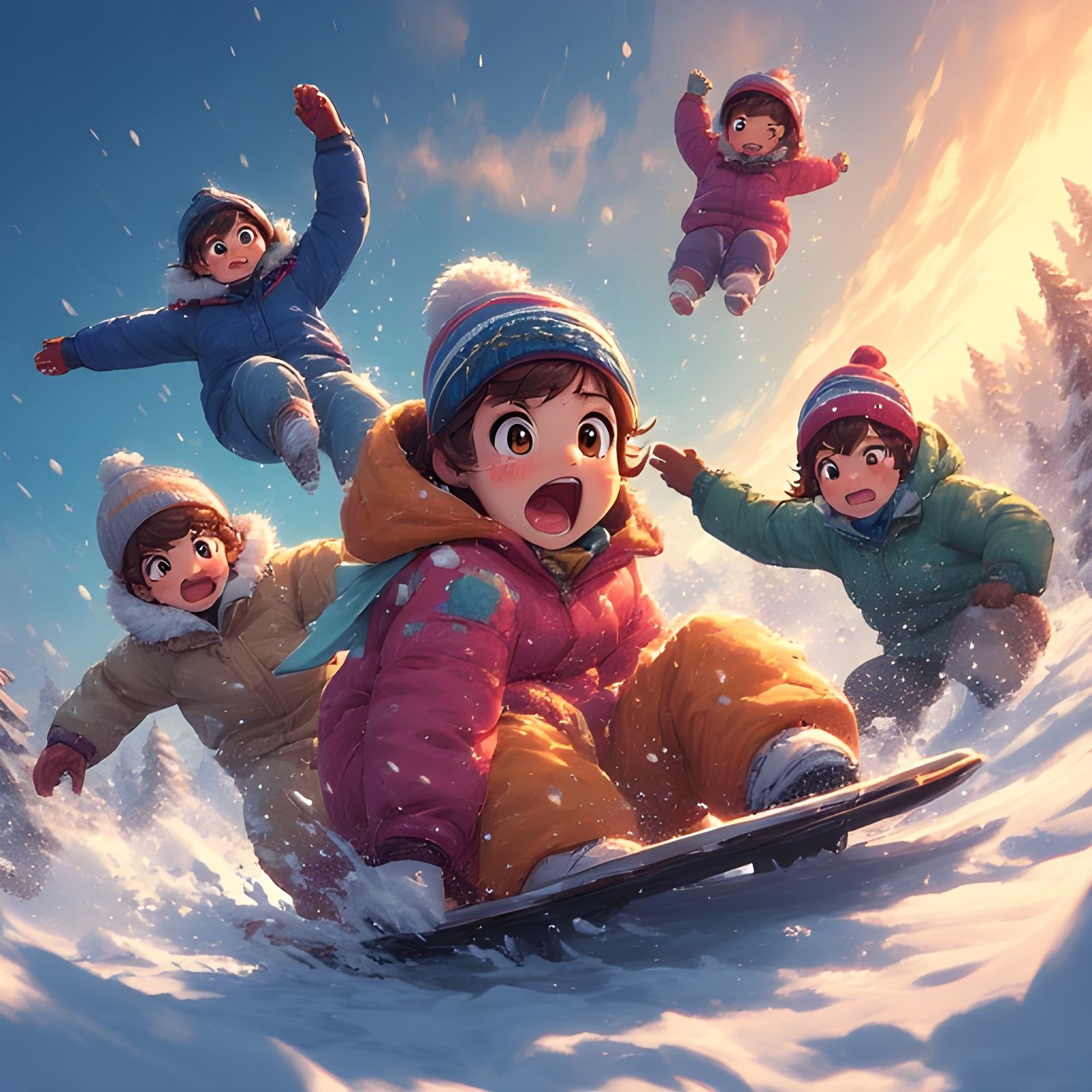 Toboggan Fun ...if you can stay on!