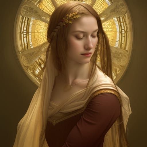 Medieval lady  by @Jacopo Dam