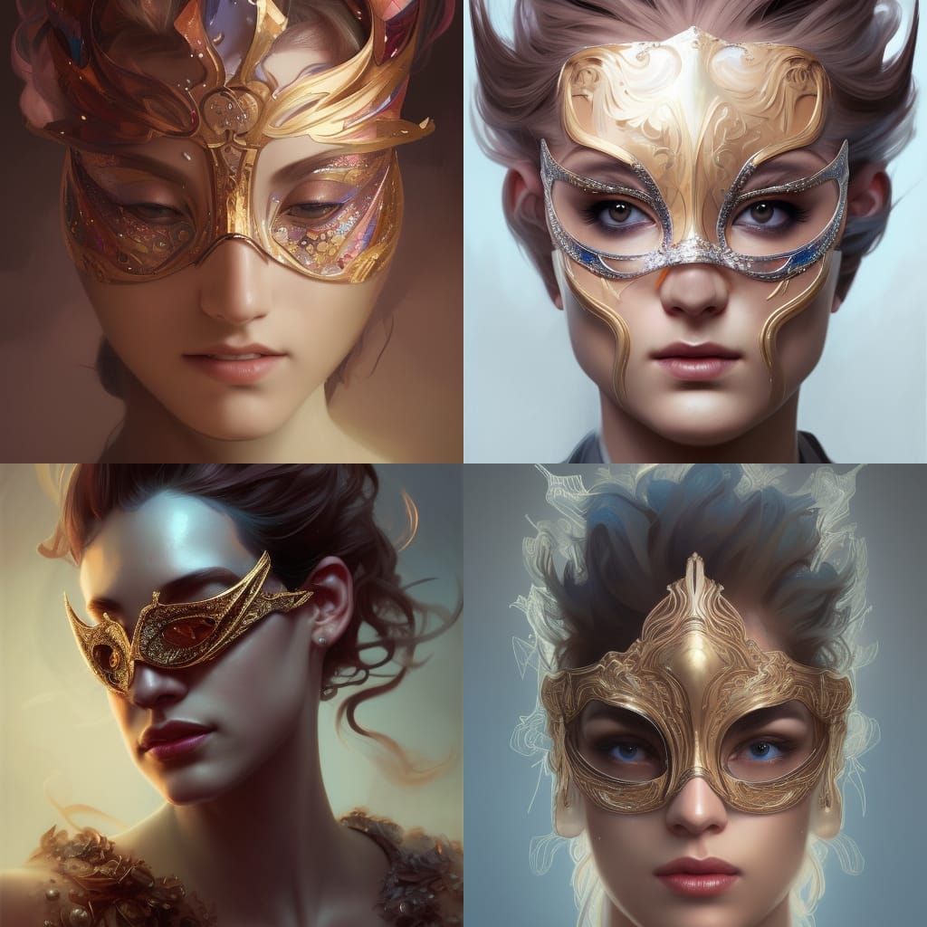 Masquerade  by @ Selene wolf1