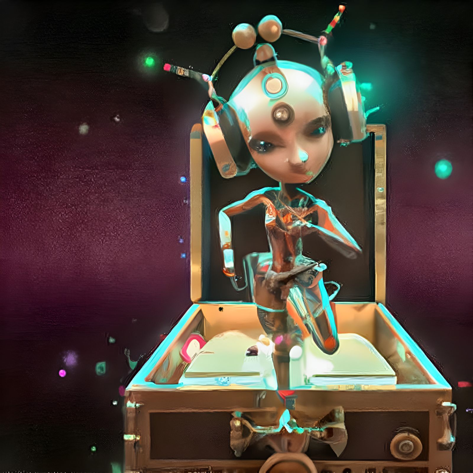 Future dancing ballerina music box