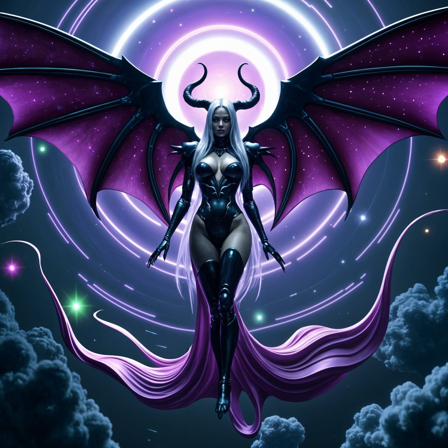 Epic demonic figure