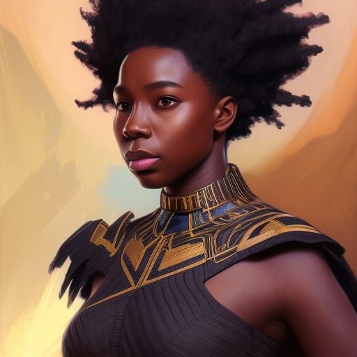 Queen - Wakanda Forever - AI Generated Artwork - NightCafe Creator