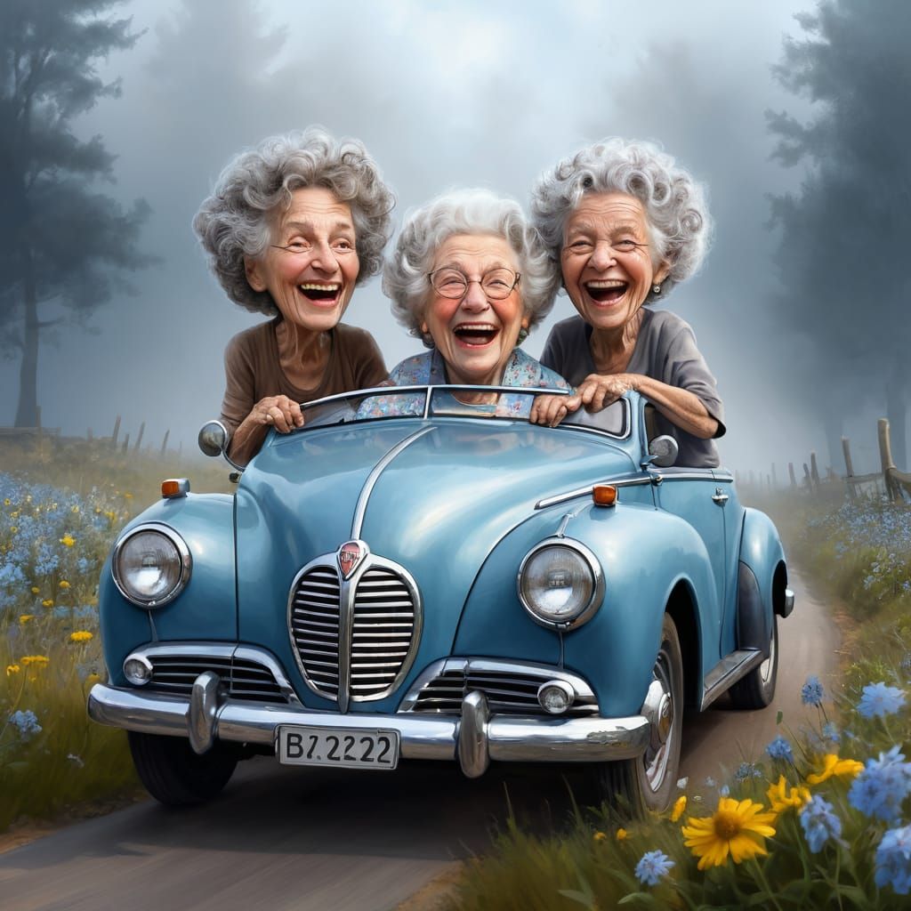 Three Old Ladies 😜😁