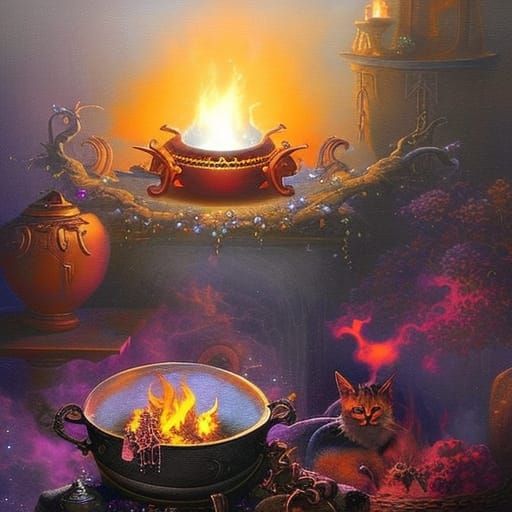 Nightly Ritual - AI Generated Artwork - NightCafe Creator