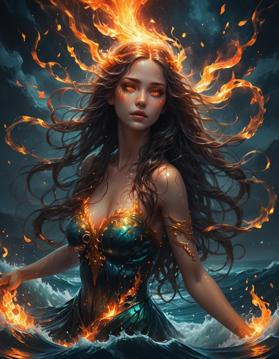 fire and water  by @skeller