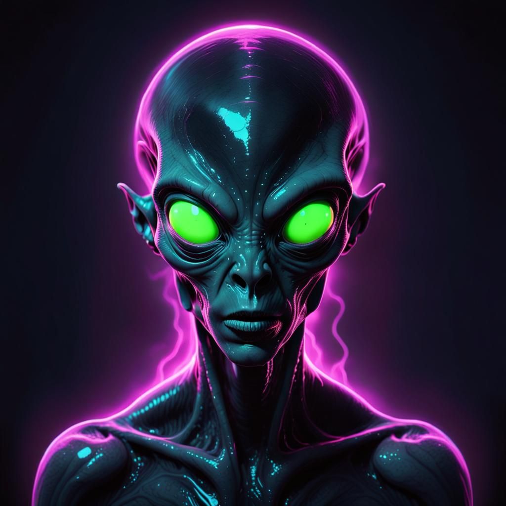 Alien - AI Generated Artwork - NightCafe Creator