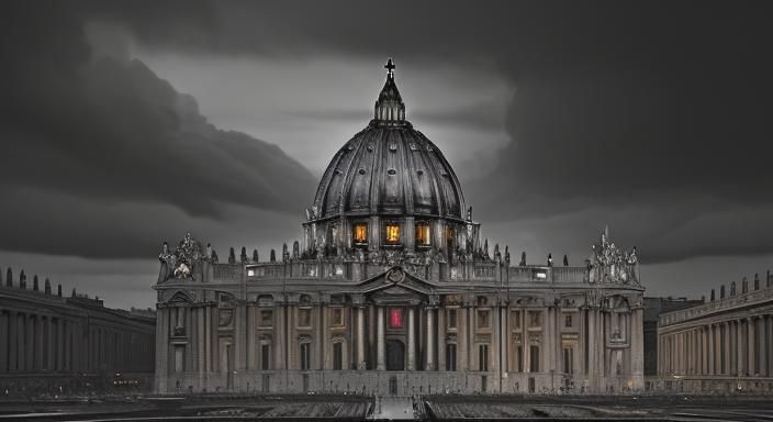 Vatican .LUCIFER APOCALIPSIS Afrer 3 World War intricate details, HDR ...