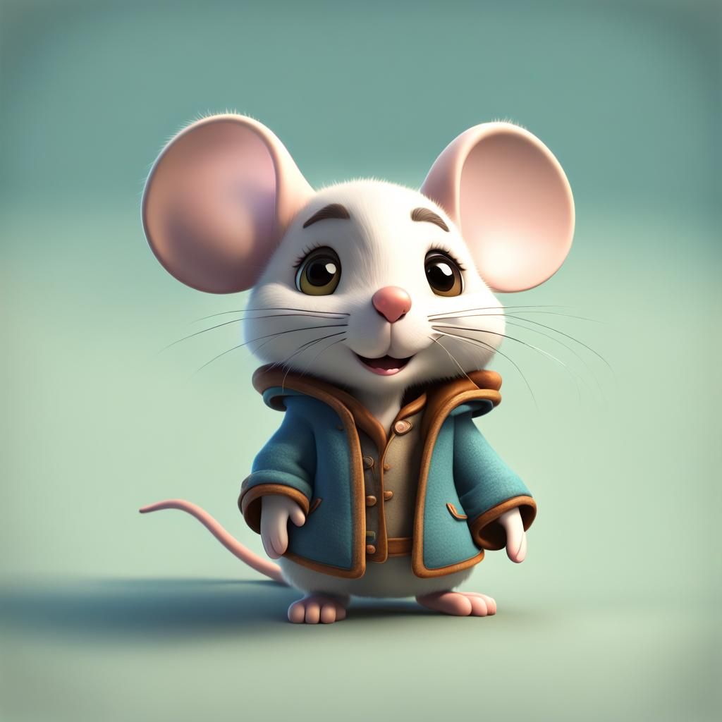 Chibi adorable gorgeous mouse - AI Generated Artwork - NightCafe Creator