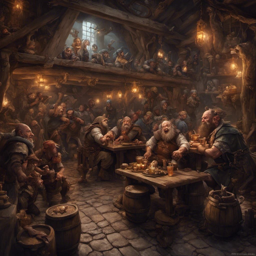 Happy Tavern - AI Generated Artwork - NightCafe Creator