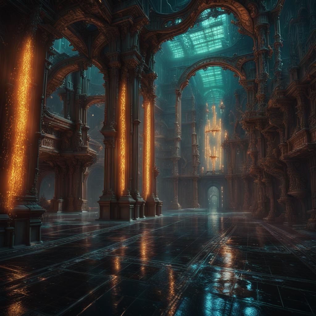 Escape from the Matrix: Detailed Matte Painting