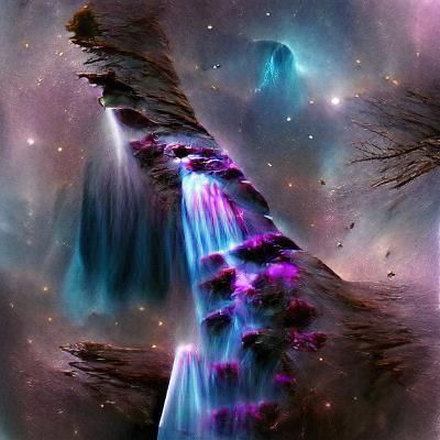 Nebula waterfall