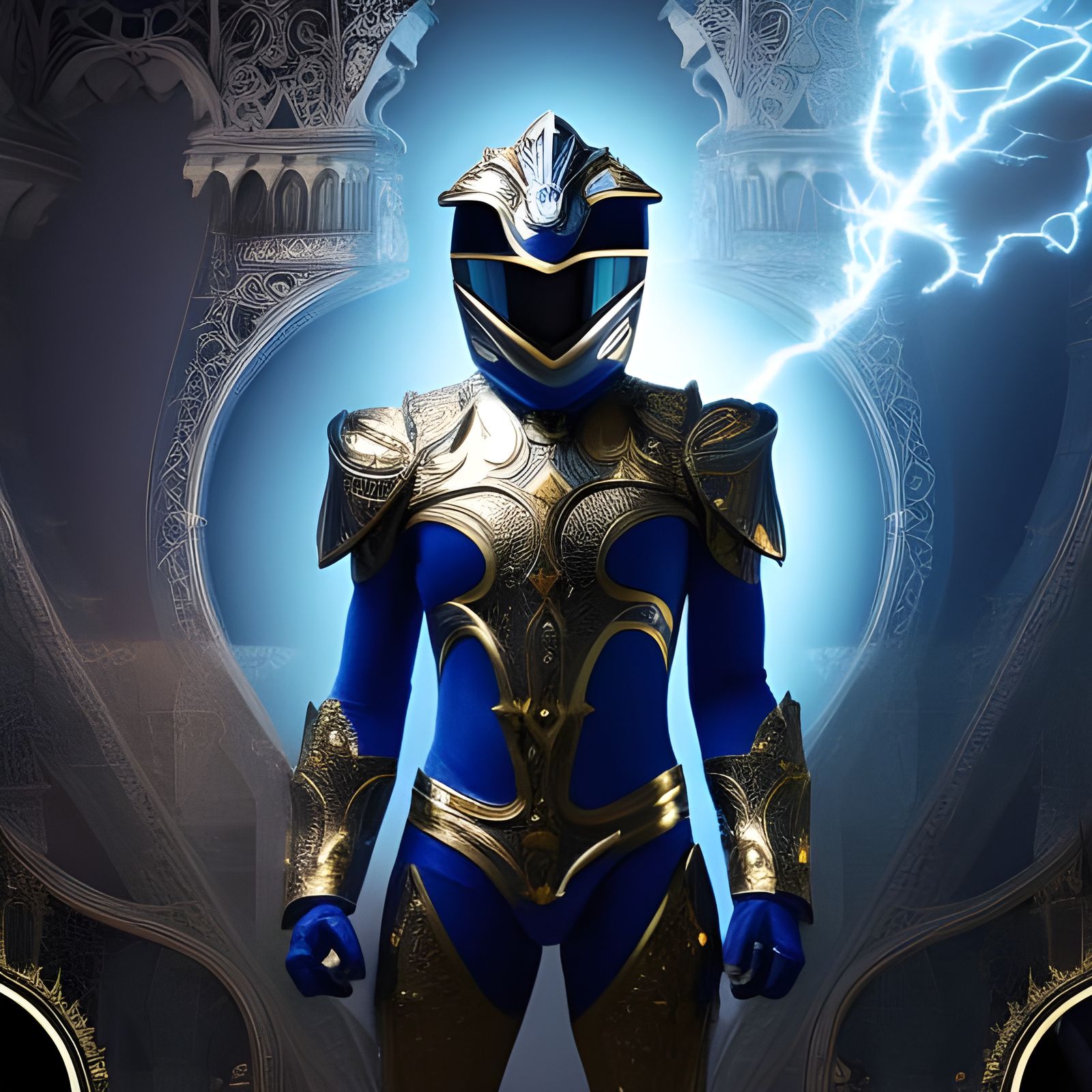 Renaissance Blue Ranger  by @Colin Sean