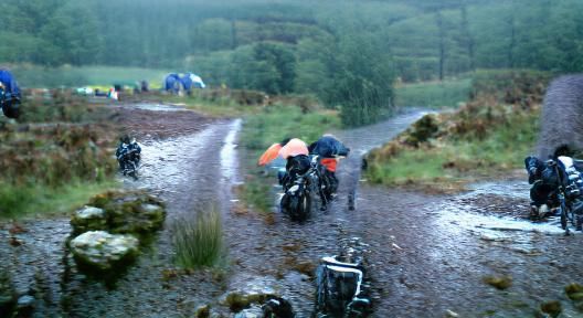 it was wet when we first set out