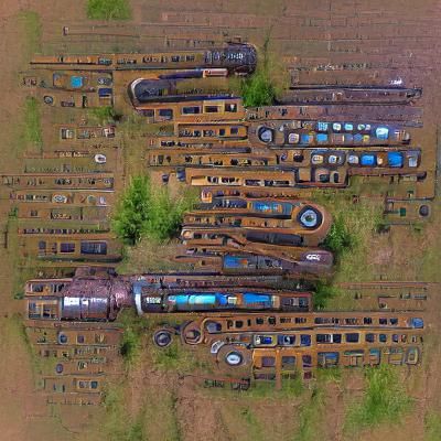 Train graveyard