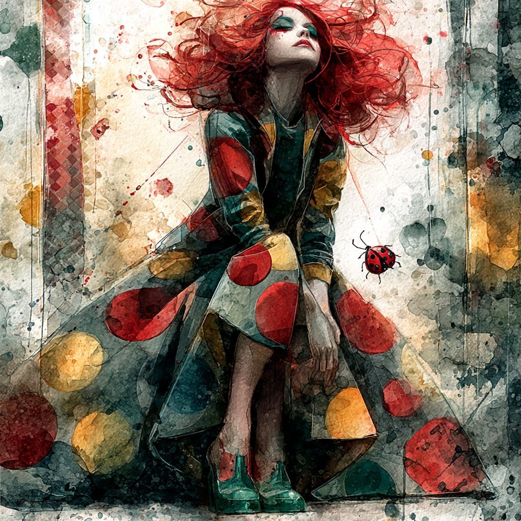 simply her, aquarelle