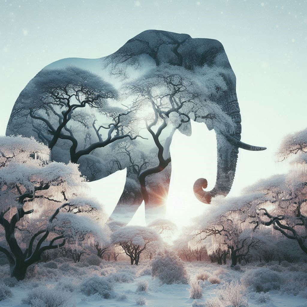 double exposure beautiful fantasy portrait landscape..