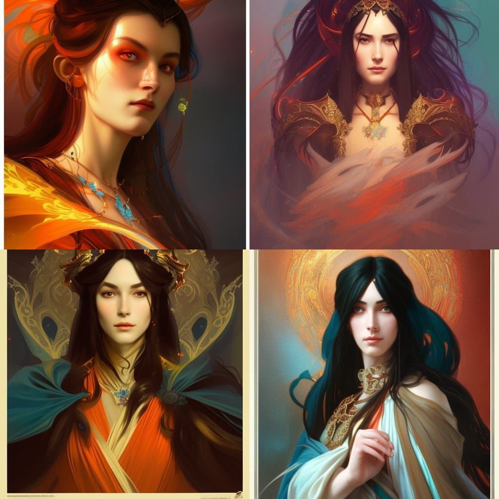 Feanor Baroque Portrait - Ai Generated Artwork - Nightcafe Creator