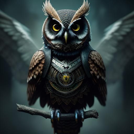 Hootis, the Small, but Mighty Owl Superhero - AI Generated Artwork ...