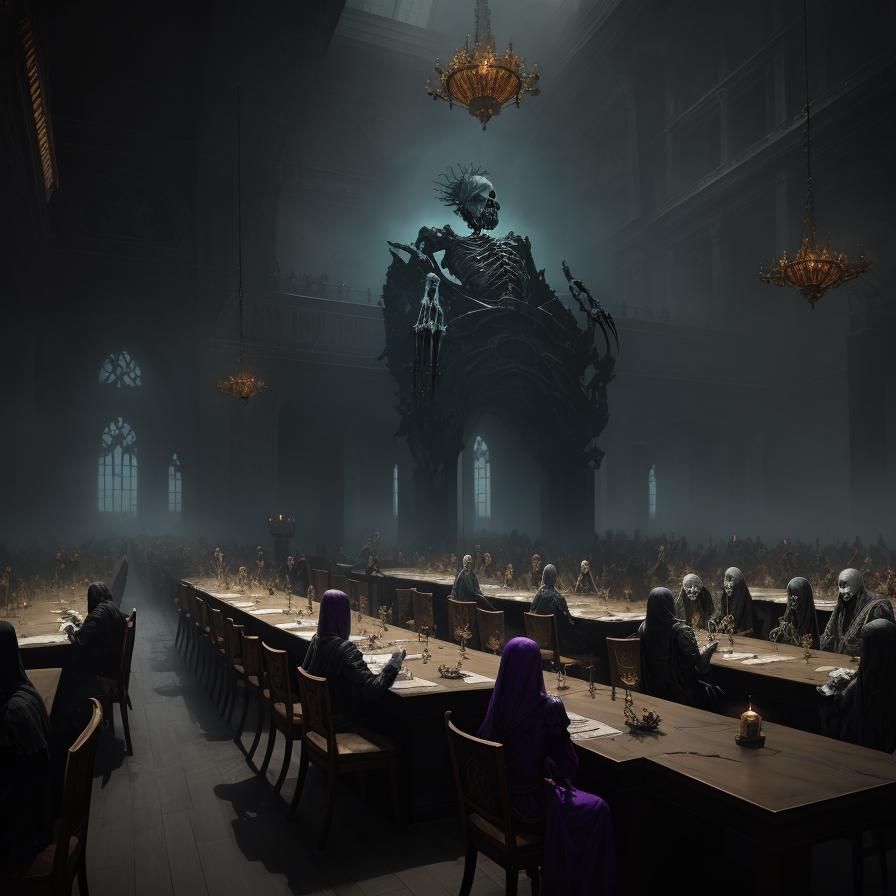The meeting of the undead