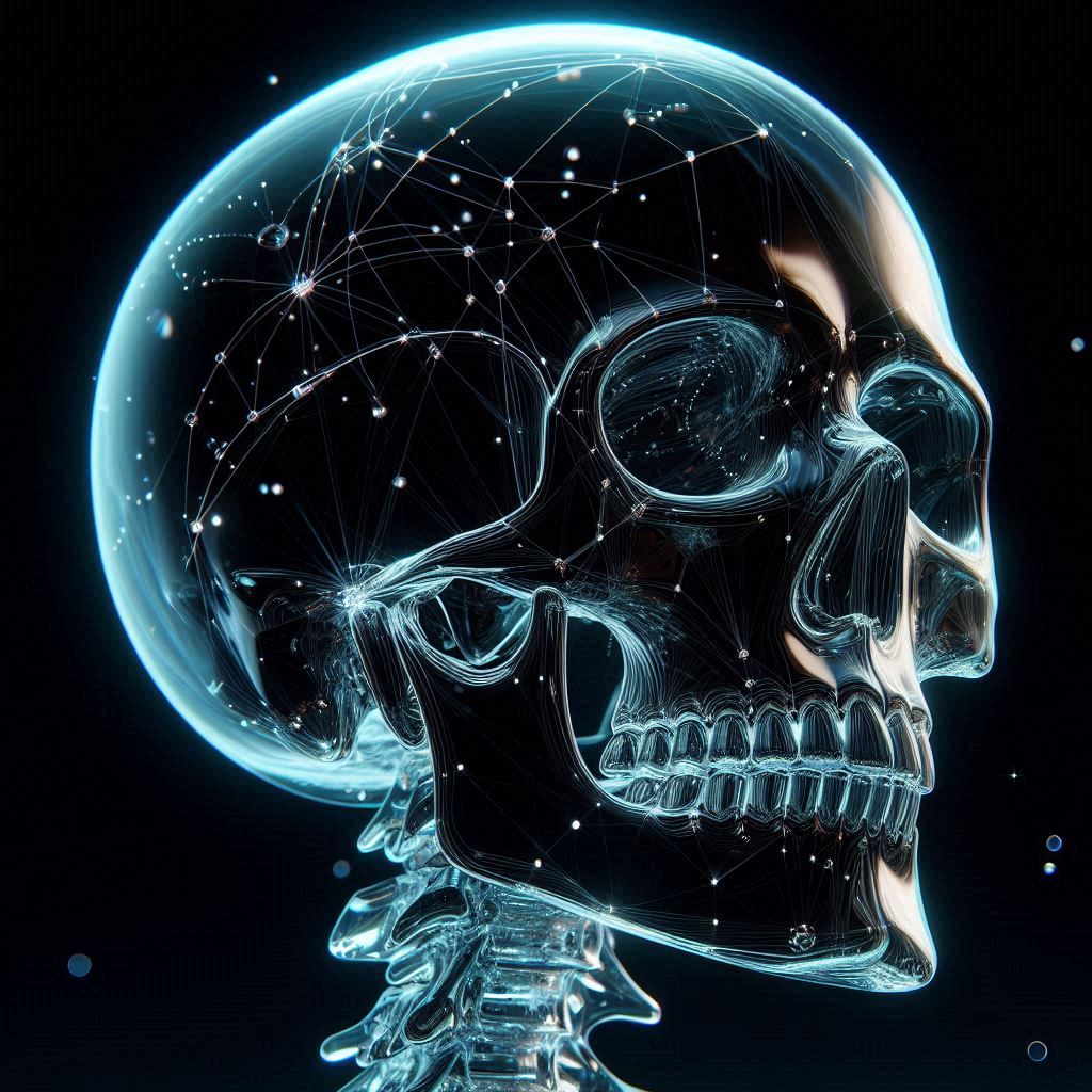 Glass head full of stars