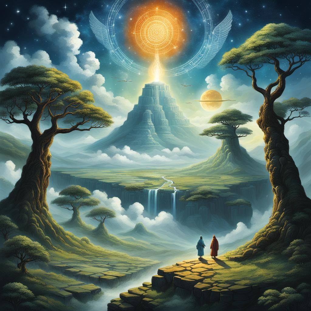 Spirits of Ancient Ancestors in the Sky