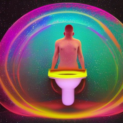 Pee and poo all over toilet