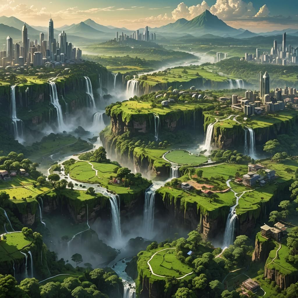 A future where humanity and nature harmonize  by @John from Youngstown