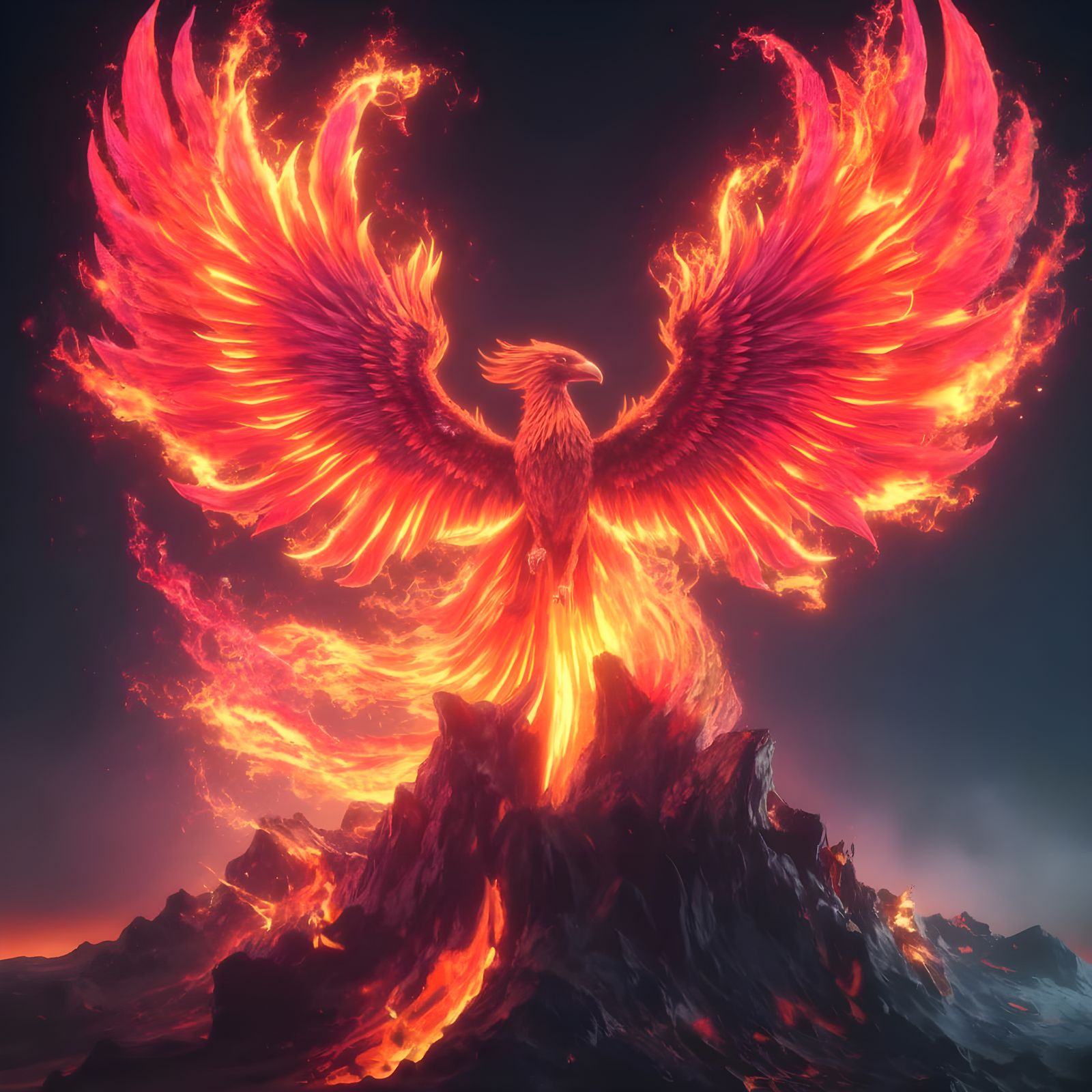 Phoenix Burn  by @StonerMechPilot