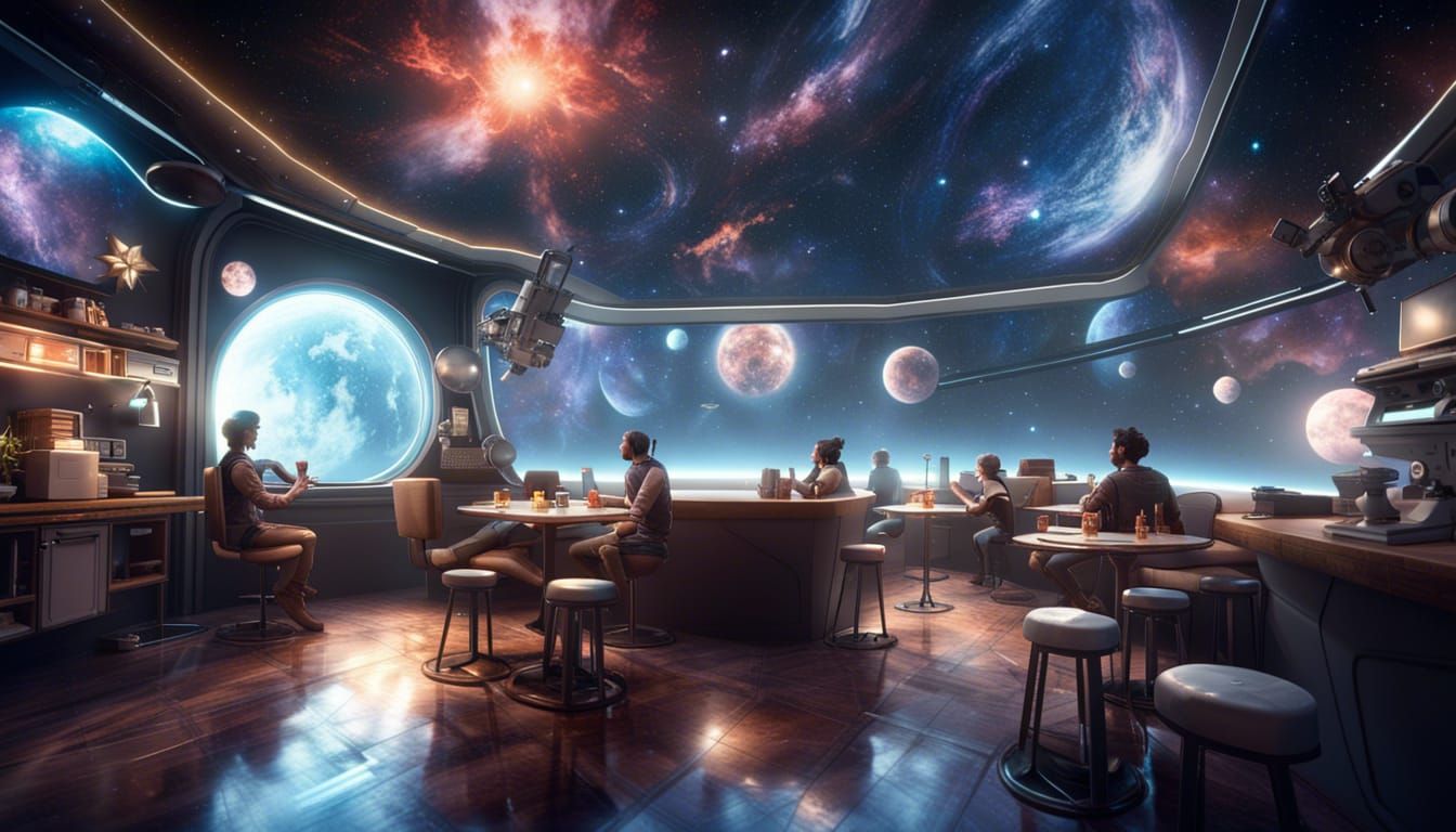 Space Cafe  by @YYZ-5050