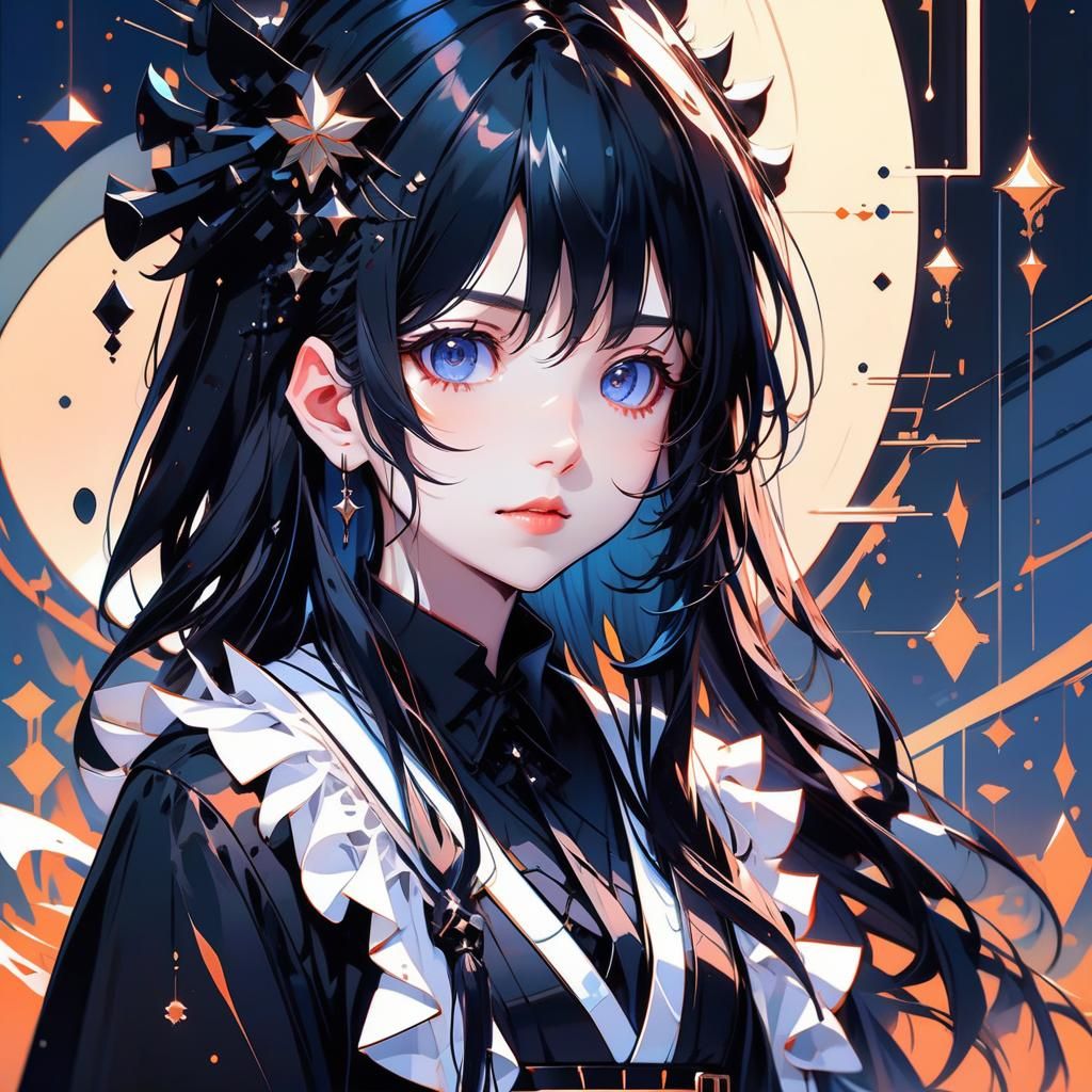 Blue and Black  by @FennexFox