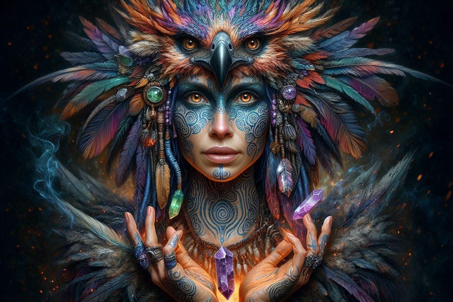 Shaman woman
