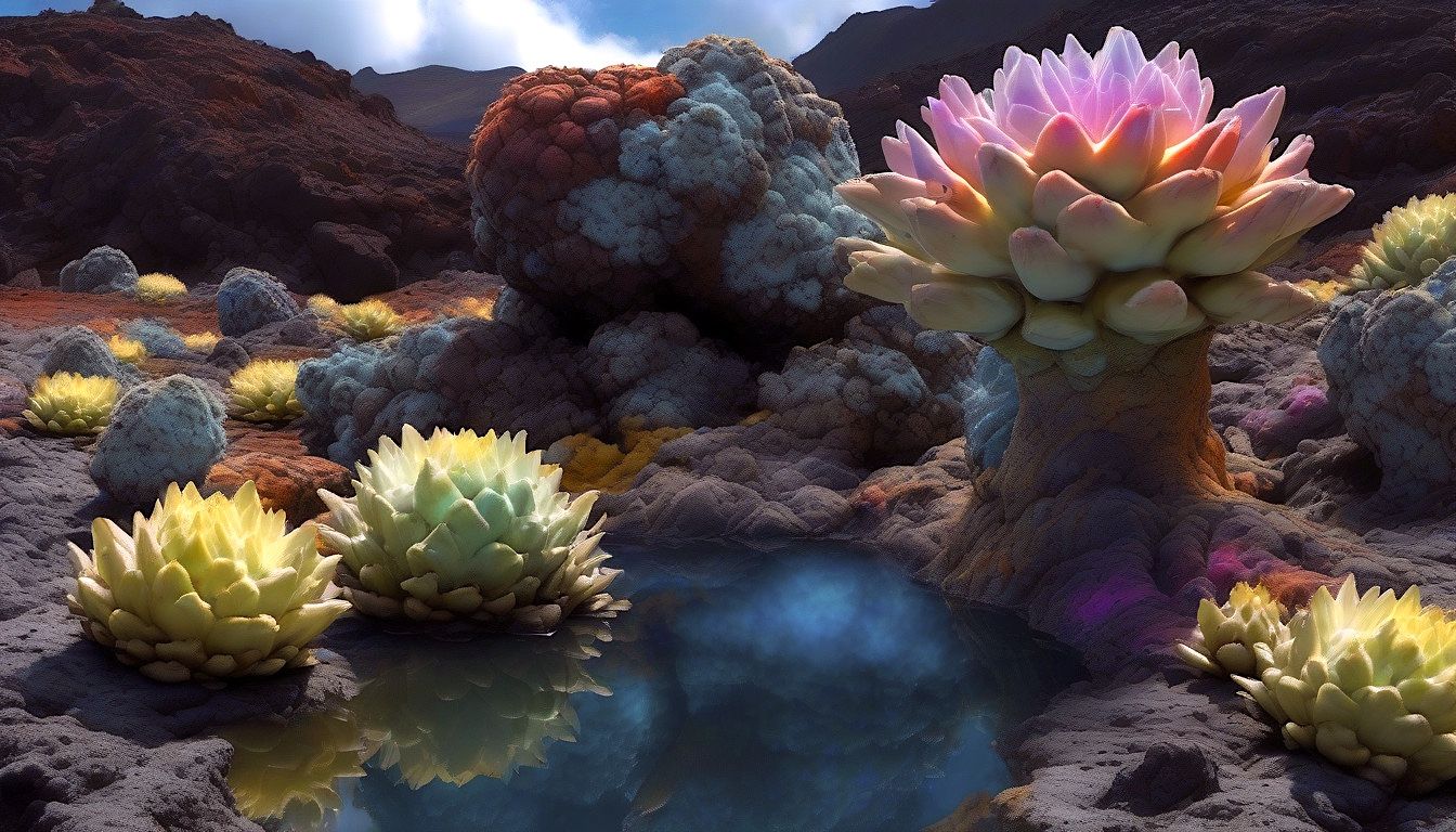 Bizarre plants on another planet #168