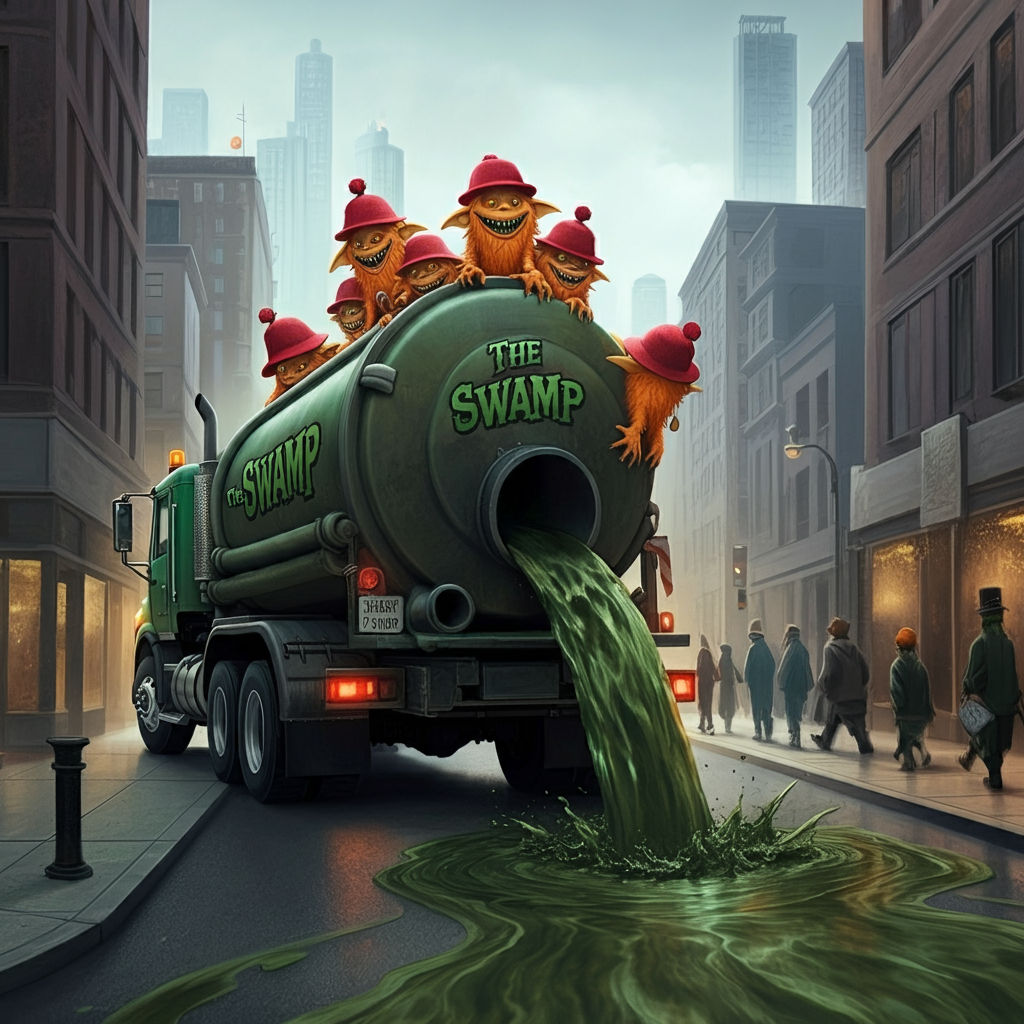 Where do you drain a swamp?