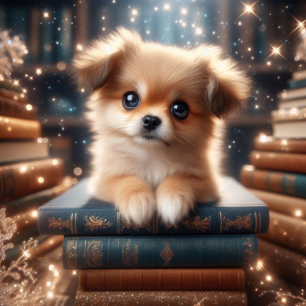 Library puppy