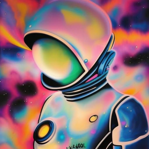 celestial ethereal astronaut minimalist psychedelic
