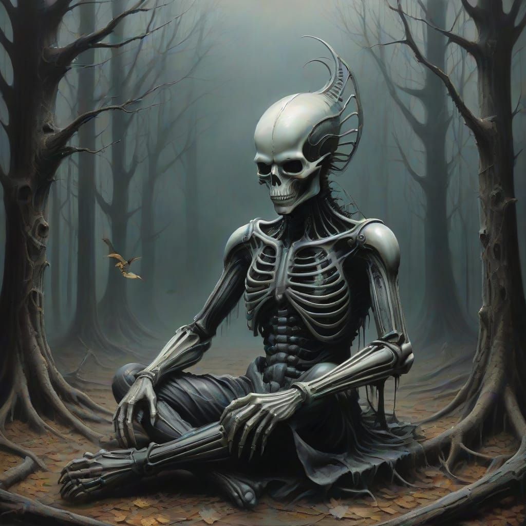 When I write, I need silence,
Otherwise the tree will not bud. The string will burst, break -
The rhyme of a taut line.

With a squeak, hyst...