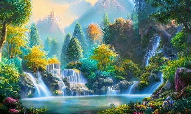 Rivendell - AI Generated Artwork - NightCafe Creator