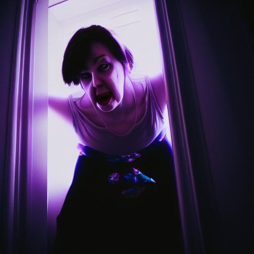 the lady that hides in my closet